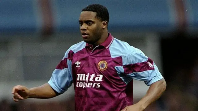 Dalian Atkinson when playing for Aston Villa