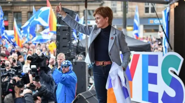 Nicola Sturgeon wants to hold a referendum in the second half of 2020