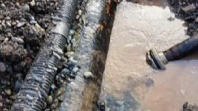 Burst water main