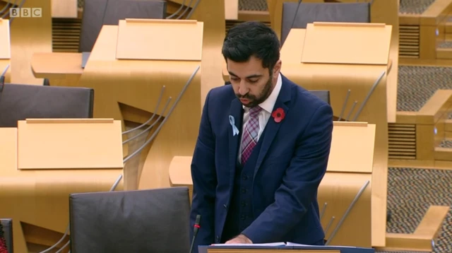 Justice Secretary Humza Yousaf