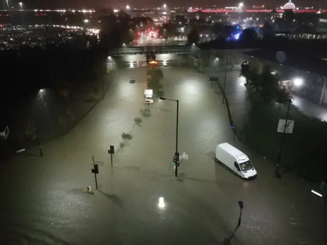 Flooding at Meadowhall