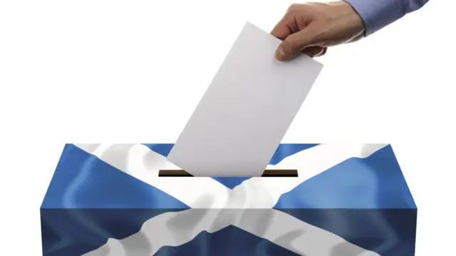 Saltire ballot box