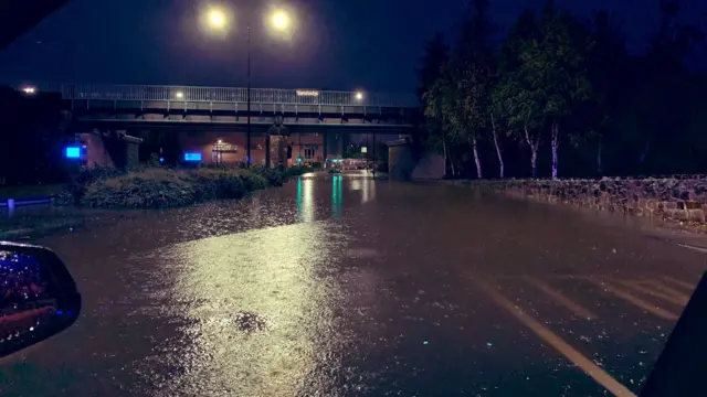 Flooding at Meadowhall