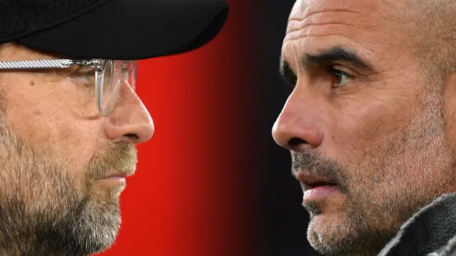 Jurgen Klopp and Pep Guardiola