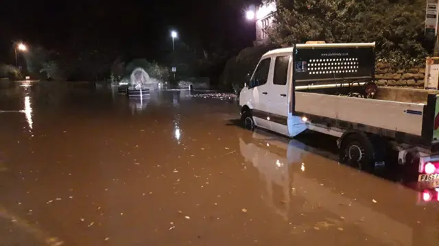 Flooding in Darley Dale