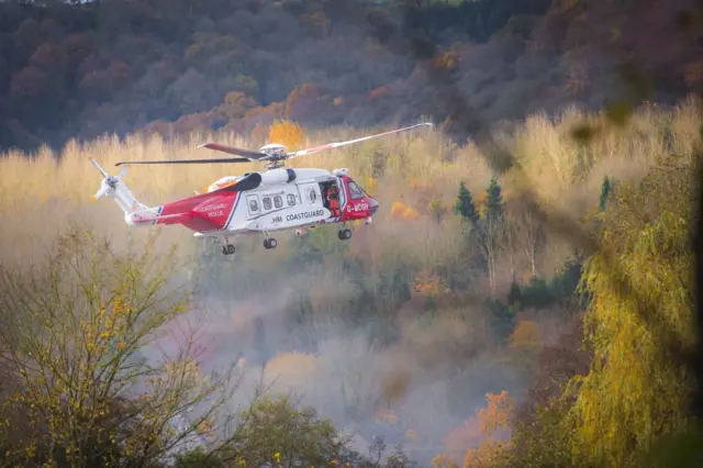 HM Coastguard helicopter