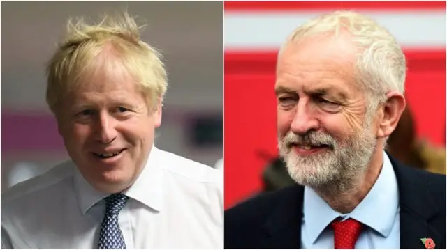 Boris Johnson and Jeremy Corbyn