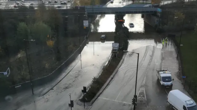 Flooding at Meadowhall