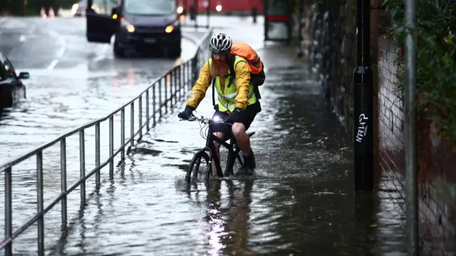 A person on a bike in Heeley