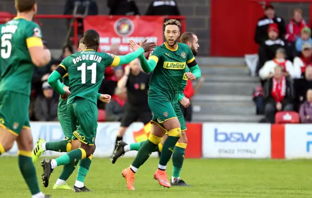 Notts County celebrate