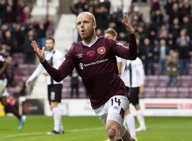 The avalanche of goals started with Steven Naismith