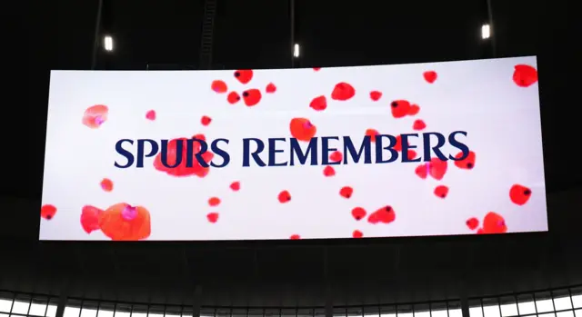 Tottenham Hotspur Stadium, Remembrance Day