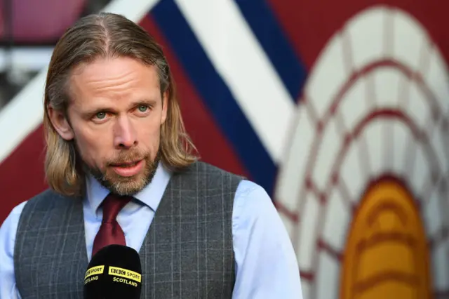 Hearts interim manager Austin MacPhee speaks to BBC Sport Scotland