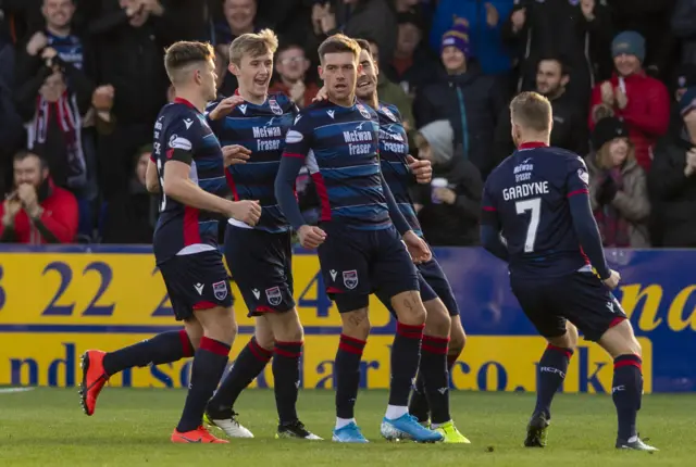 Ross County were ahead inside five minutes through Josh Mullin's penalty