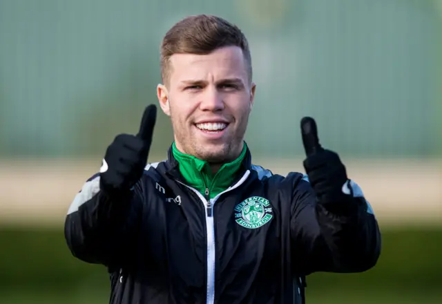 Florian Kamberi earns a start for Hibs in Perth today