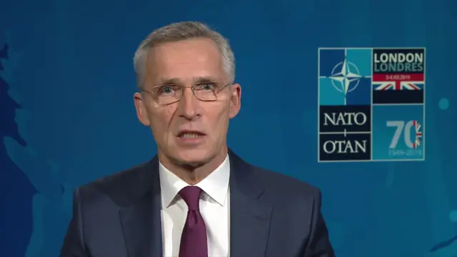 The Nato Secretary General, Jens Stoltenberg