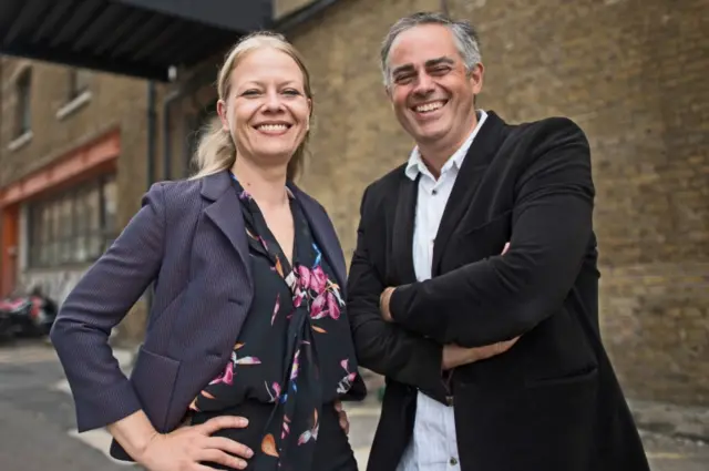 Green Party co-leaders Sian Berry and Jonathan Bartley