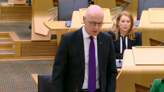 Education Secretary John Swinney