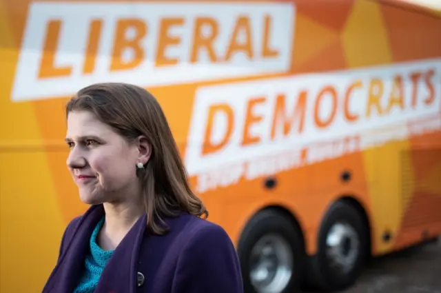 Liberal Democrat leader Jo Swinson