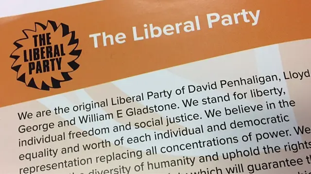 Liberal Party leaflet