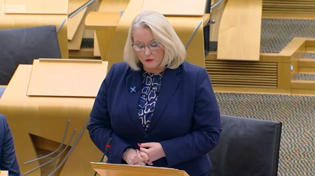 Equalities Minister Christina McKelvie