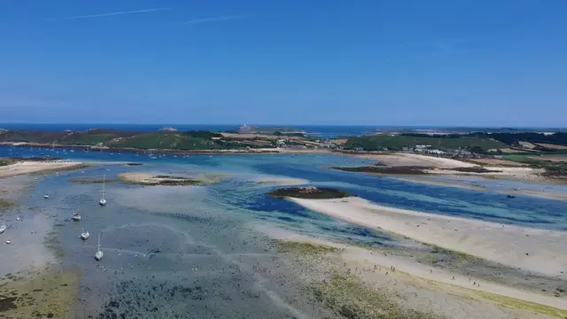 Low tide on the Isles of Scilly