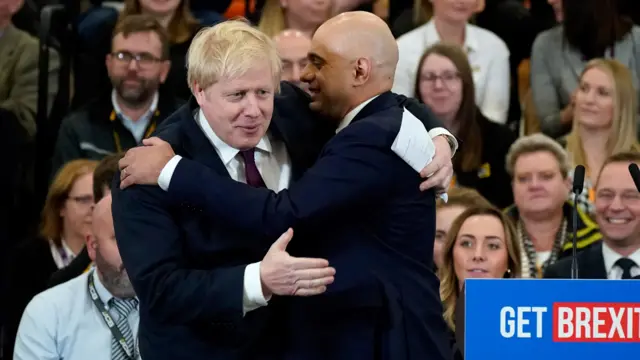 Boris Johnson and Sajid Javid