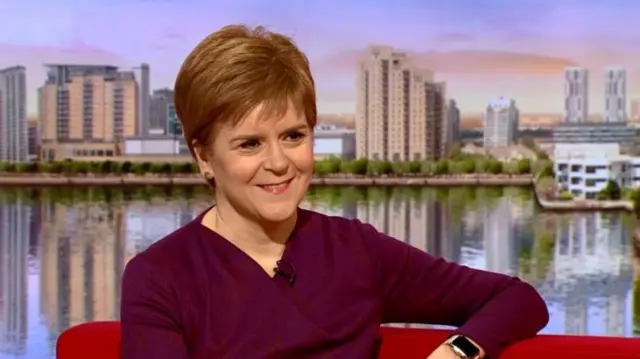 Nicola Sturgeon on BBC Breakfast