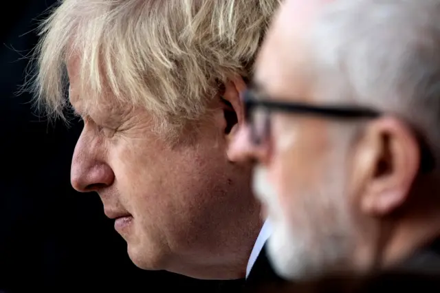 Boris Johnson and Jeremy Corbyn