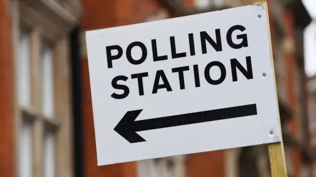 Polling station card