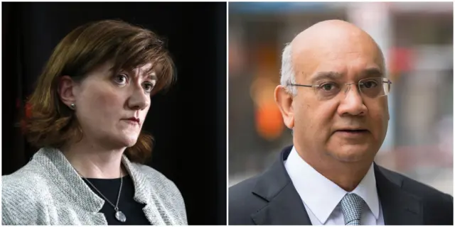 Nicky Morgan and Keith Vaz