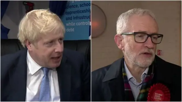 Boris Johnson and Jeremy Corbyn