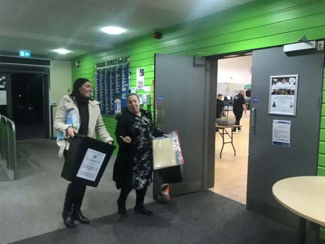 Votes coming in in South Staffordshire