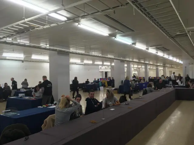 Ballot counters at Harrogate