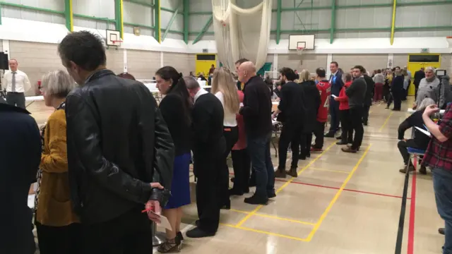 Party representatives keeping a close eye