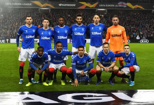 Rangers team
