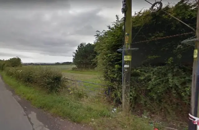 Land to the south of Worset Lane where the propsed 220 home development will take place in Hartlepool
