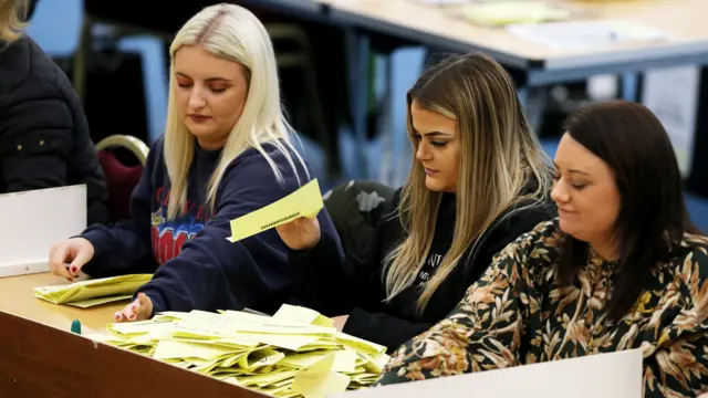 People at the count in Sunderland