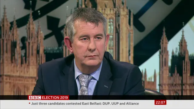 Edwin Poots on BBC News NI