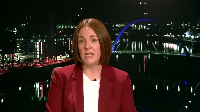 Former Scottish Labour leader Kezia Dugdale