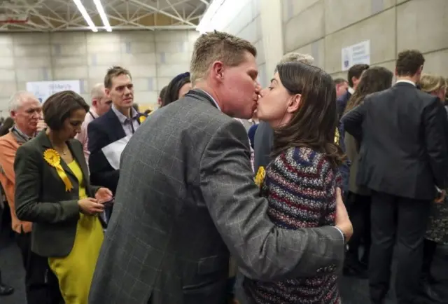 Sarah Olney with her husband Ben