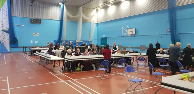 Count underway for the Waveney constituency in Suffolk