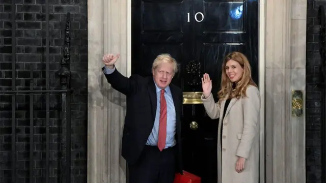 Boris Johnson and Carrie Symonds