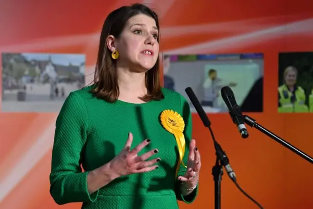 Liberal Democrat leader Jo Swinson