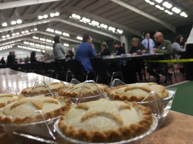 Mince pies at the Gloucester count