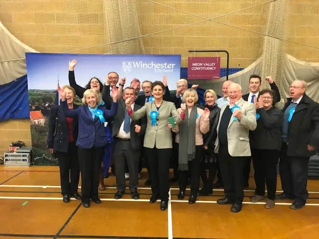 Tory supporters in Meon Valley