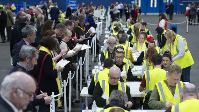 Counters at the Royal Highland Centre in Edinburgh