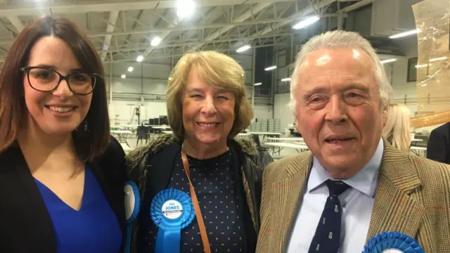 Fay Jones with her parents