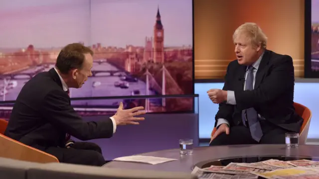 Boris Johnson interview by Andrew Marr on 1 December