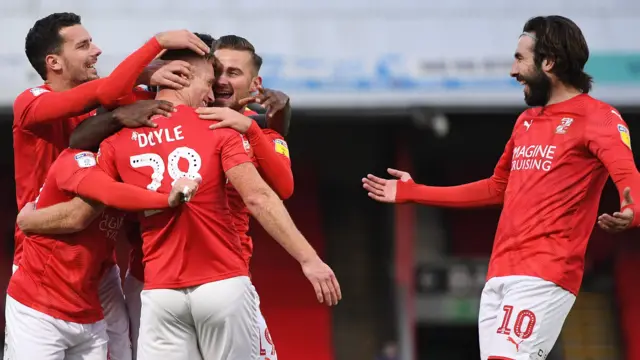 Swindon celebrate